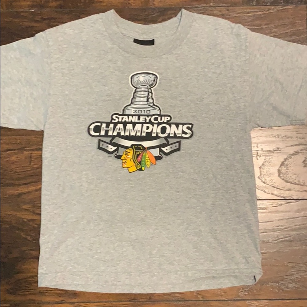 Kids 2010 Stanley Cup champions T-shirt